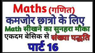 BASIC MATH   | Class math by nagendra sir