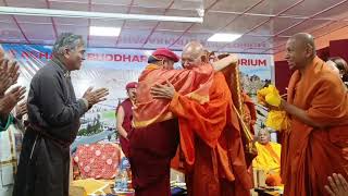 Speech by H E Thuksey Rinpoche during the inauguration at MIMC of Hundreds buddha