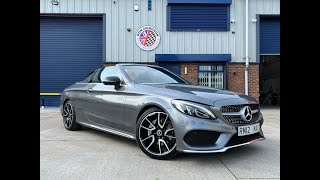 2017 67 Mercedes C220d AMG Line Premium Plus Convertible For Sale at Ron Hodgson Specialist Cars