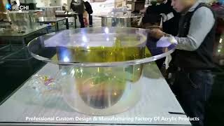 RECHI |Custom Retail Store Fixture & Display & Lifestyle Product Provider| Rainbow Acrylic Table