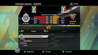 FIFA 11 (PS2) Gameplay - Guadalajara vs Chiapas