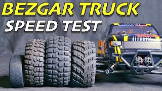 BEZGAR 4X4 1/12 RC TRUCK SPEED TEST