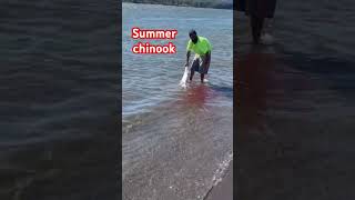 Fishing Columbia River for Chinook Salmon plunking with kayak #pnw #fishing#outdoors #salmon #river