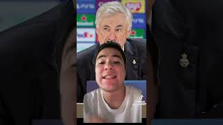 Ancelotti y el clásico #ancelotti #realmadrid #futbol #viralshort #shortsyoutube #youtubeshorts