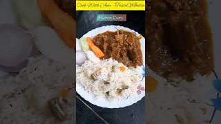 Desi Mutton Masala  Curry | Simple & Easy Mutton Recipe | দেশি মাংসোর রোসা #viral #shortvideo