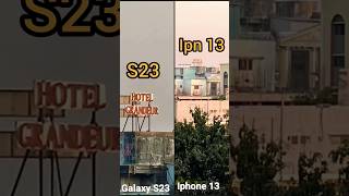 Zoom Test iphone 13 vs Samsang Galaxy s23 #shorts #youtubefeed #shortfeed #viralfeeds #iphone13 #s23