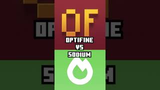 Optifine vs Sodium (Comparison Edit) #shorts #minecraft #viral