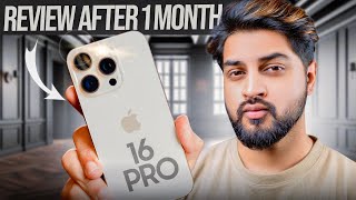 iPhone 16 Pro Long Term Review After 1 Month Hindi | Pros & Cons | Mohit Balani