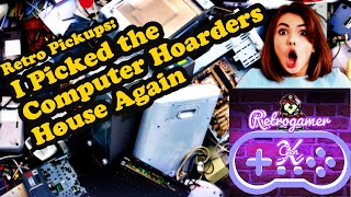 Retro Video Game Pickups!!!  I Picked the Computer Hoarders House Again!!!  Amazing Finds!!!