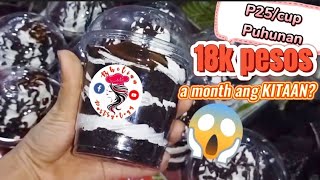 TRENDING CAKE IN A CUP EARN P18k NEGOSYO