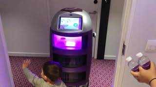 Yotel Hotel Yolanda, room service robot (Singapore)