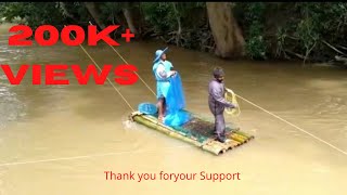 Monsoon cast net fishing kerala