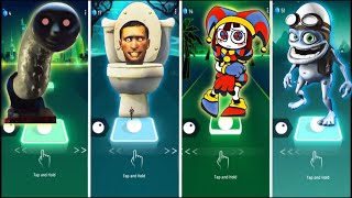 Spider Thomas vs Skibidi Toilet vs Pomni vs CrazyFrog