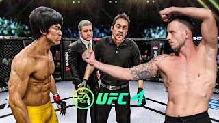 Bruce Lee vs Krzysztof Jotko - EA Sports UFC 4 - Bruce Lee Fight Club 🔥🐲