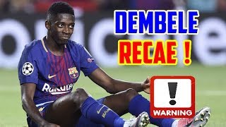 Peligra la vuelta de Dembele