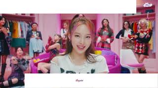 Twice(Nayeon) - The Feel MV (Solo Screen-Time Distribution) Mine