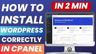 How to install wordpress in cpanel 😍 | How to install wordpress on localhost 🏆 | Admirehost.com 🌟