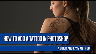 Put Tattoo On Body | Photoshop