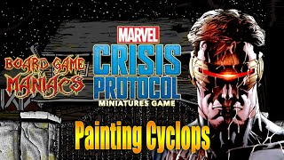 Marvel Crisis Protocol - Painting Cyclops - Super Saturday Ep 5 -    BoardGameManiacs