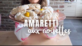 Amaretti aux noisettes !! (idée recettes sans gluten pour Pâques)