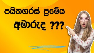 pythagoras theorem grade 9 | පය්තගරස් ප්‍රමය විනාඩි 10 න් | maths in sinhala