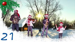 21 - Jazzy Jingle Bells - Familie Leissen (Saxophon/Violine) 🎷🎻