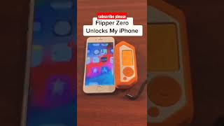 Flipper Zero Unlocks My iPhone #flipperzero #iphone #hack #hacks #tech #technology #applehubstore😯👋😍