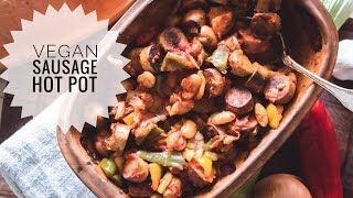 VEGAN SAUSAGE HOT POT🌱🌭🥘 w. Tofurky Beer Brats