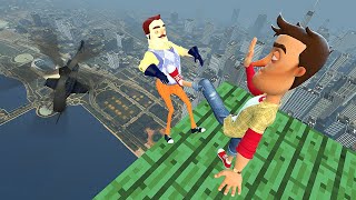 Hello neighbor ragdolls | funny fails #7