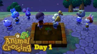 Turning Over a New Leaf | Animal Crossing New Leaf Day 1