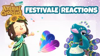 Festivale Reactions | Animal Crossing New Horizons