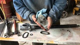 cub cadet 680 resto part 5 steering column assembly