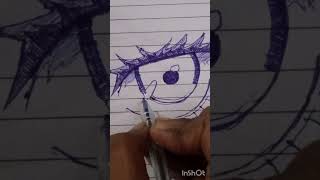 Quick sketch of gojo eye #like and #subscribe #jujutsukaisen