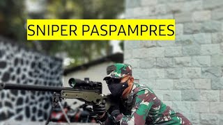 Paspampres Latihan Sniper