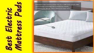 Best Electric Mattress Pads  Heated Mattress Pad Twin Size