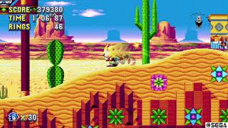 Sonic Mania - Mirage Saloon Zone Act 2 Special Stage Rings