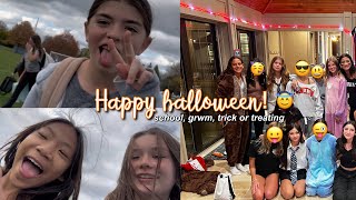 HALLOWEEN 2024! *school, grwm, trick or treating*