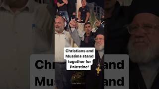 Christians and Muslims stand together for Palestine!  #irfanmirzaiffu #islamdawah #mirzairfaniffu