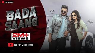 Bada Saang (Official Video) | Nandini Sharma, Raj M, Anjali 99, | New Haryanvi Songs 2024#trending