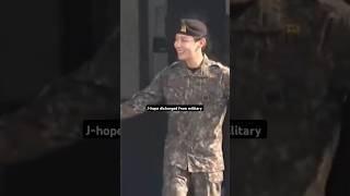 J-hope discharged from the military| 제이홉이 군에서 제대했다 #bts #jhope #shorts #junghoseok #trending