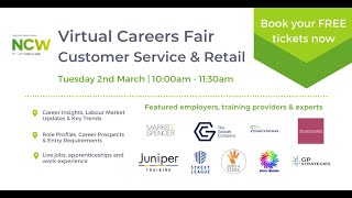 #NCW2021 #GMCW2021 Customer Service & Retail Virtual Careers Fair