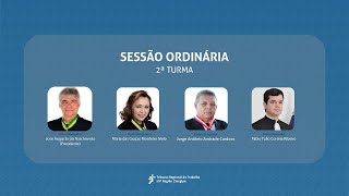 29ª SESSÃO PRESENCIAL DA SEGUNDA TURMA DO TRT20  - 03/09/2024