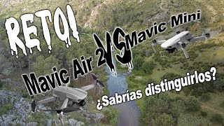 RETO! MAVIC AIR 2 vs MAVIC MINI ¿Sabrías distinguir la cámara? Footage 4K