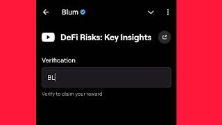 DeFi Risks: Key Insights | Blum 3 November Code #blum #blumcode #blume