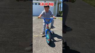 #shorts 🤩 Victor 28 tháng lái xe đạp | Victor driving bicycle #tranpinnockfamily