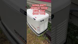 Generac vs Portable Generators Noise Level Faceoff!