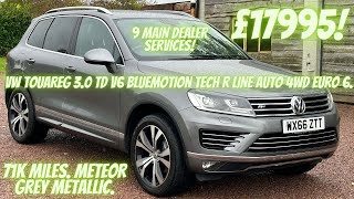 Volkswagen Touareg 3.0 TD V6 BlueMotion Tech R-Line Auto 4WD Euro 6.