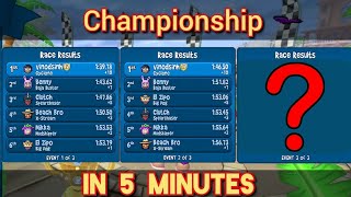 Championship Beach Buggy Racing 2 guess my score