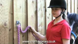 PONY LESSONS: How to tie up a pony