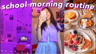 my PRODUCTIVE SCHOOL MORNING ROUTINE! my high school morning routine 2021: school morning vlog 2021